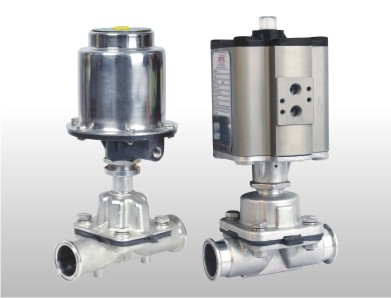 aluminum actuator diaphragm valve